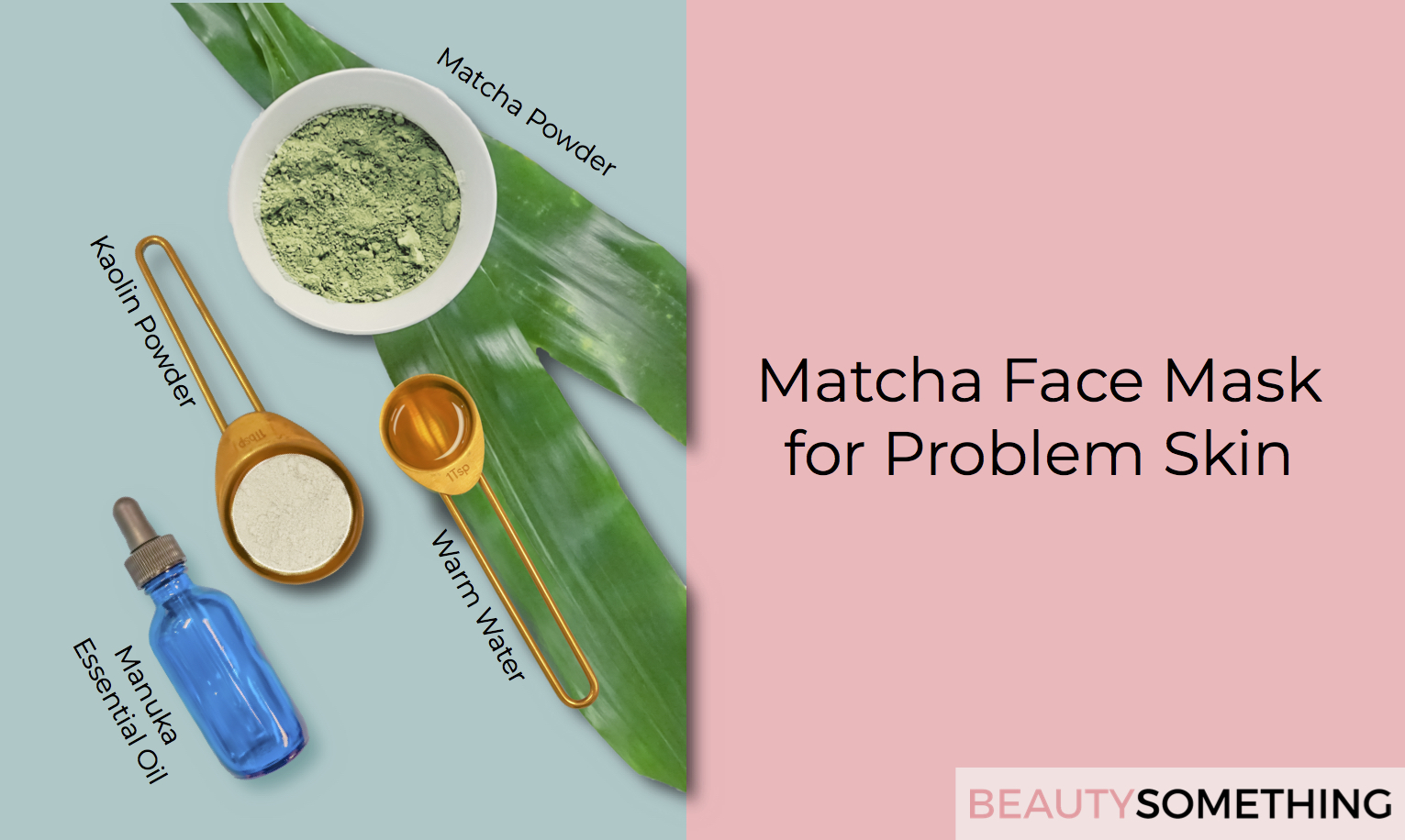 matcha green tea face mask for problem skin and acne recipe